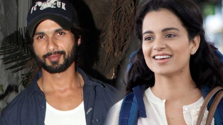 Shahid Kapoor denies any issue with Kangana Ranaut