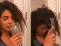 WHAT! Priyanka Chopra shakes off a ‘bad day’ by breaking a glass on her head