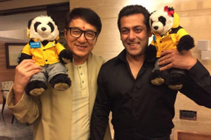 Jackie Chan meets Salman Khan in Mumbai